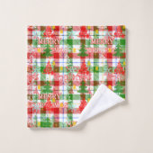 Joyeux tatan décoratif de Noël (Gant de toilette)