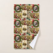 Joyeux temps de Noël (Serviette à main)