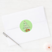Joyeux texte de Noël stickers design (Enveloppe)