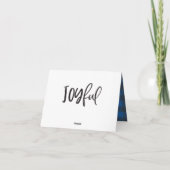 Joyeux texte de script photo et la fête de famille (Dos)