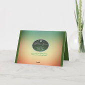 Joyeux Thanksgiving, Carte de Vœux Citrouille (Dos)