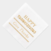 Joyeux Thanksgiving Donner Merci Typographie (Droite)