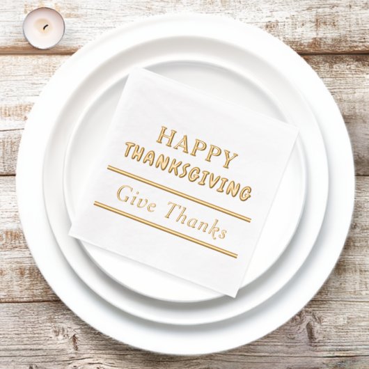 Joyeux Thanksgiving Donner Merci Typographie (Insitu)