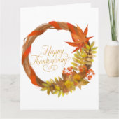 Joyeux Thanksgiving VALEUR CARTE (Devant)