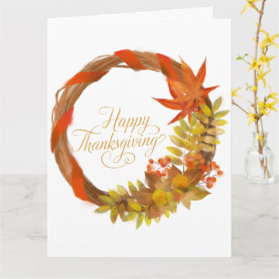 Joyeux Thanksgiving VALEUR CARTE