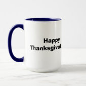 Joyeux Thanksgivukkah juif Turquie Mug (Gauche)