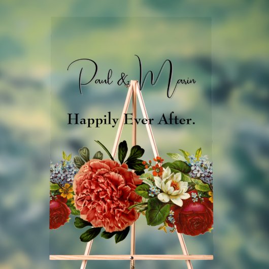 Joyeux toujours après BOHO tapisserie florale rétr (Neutre)