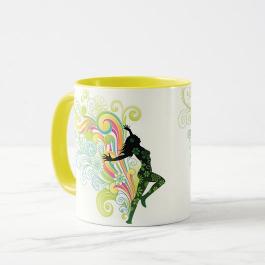 Joyeux tourbillon Mug (Devant gauche)