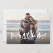 Joyeux tous les jours carte photo de vacances (Devant)