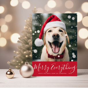 joyeux tout animal de compagnie carte postale