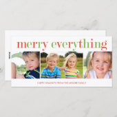 Joyeux tout Carte photo de vacances (Devant / Derrière)