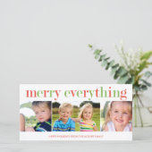 Joyeux tout Carte photo de vacances (Debout devant)