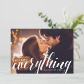 Joyeux Tout Confetti | Carte photo de vacances (Debout devant)