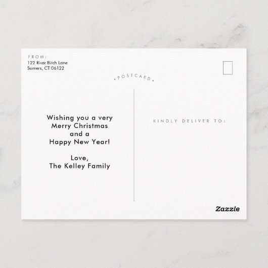 Joyeux tout II photo complète carte postale (Dos)