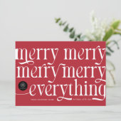 Joyeux Tout Moderne Carte de Vacances d'Affaires (Debout devant)