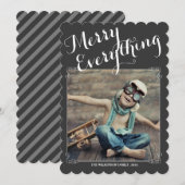 Joyeux tout Vintage Noël Carte photo (Devant / Derrière)