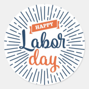 Joyeux travail de la Fête du Travail Stickers & 