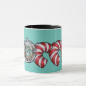 "Joyeux" une Mug de Noël avec design lettré à la m (Centre)