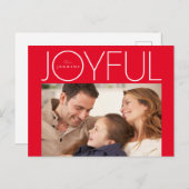 JOYEUX VACANCES | Ajouter Votre Carte Postale Phot (Devant / Derrière)