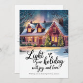 Joyeux vacances - Carte de Noël (Devant / Derrière)