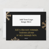 Joyeux vacances Carte de visite personnalisé (Dos)