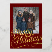 Joyeux vacances et votre photo (Recto)