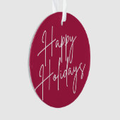 JOYEUX VACANCES NOËL ORNEMENT (devant)
