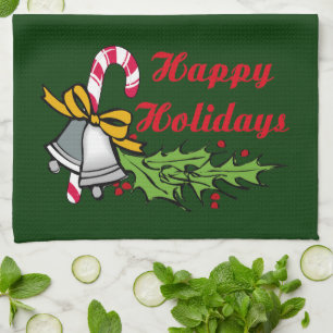 Joyeux Vacances Serviette de cuisine