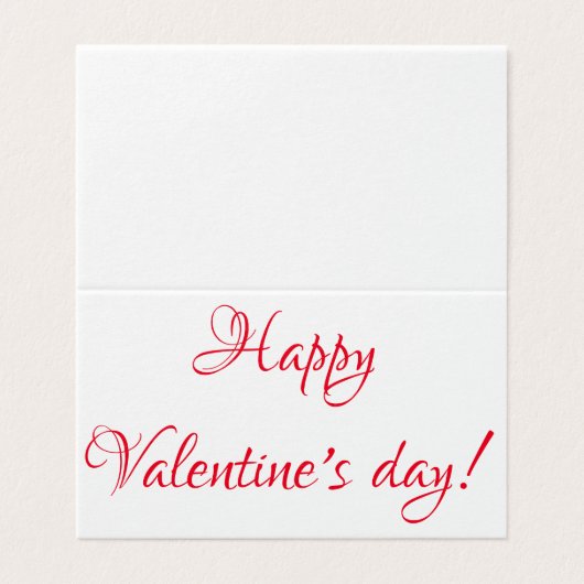 Joyeux Valentine ! (Outside Unfolded)