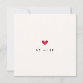 Joyeux Valentine Cute, carte de la Saint Valentin (Dos)