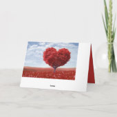 Joyeux Valentines carte de coeur de jour pour votr (Dos)
