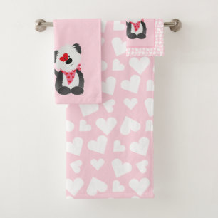 Joyeux Valentines Day Coeurs de marionnettes roses