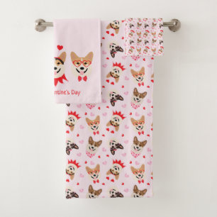 Joyeux Valentines Day Pembroke Welsh Corgi Chiens