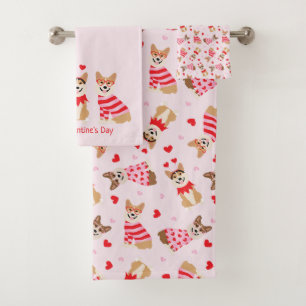 Joyeux Valentines Day Pembroke Welsh Corgi Chiens
