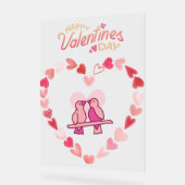 Joyeux Valentines Jour Inséparables Rose Heart Wre (Angle)