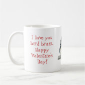 Joyeux Valentines Jour Oiseaux Mug (Gauche)