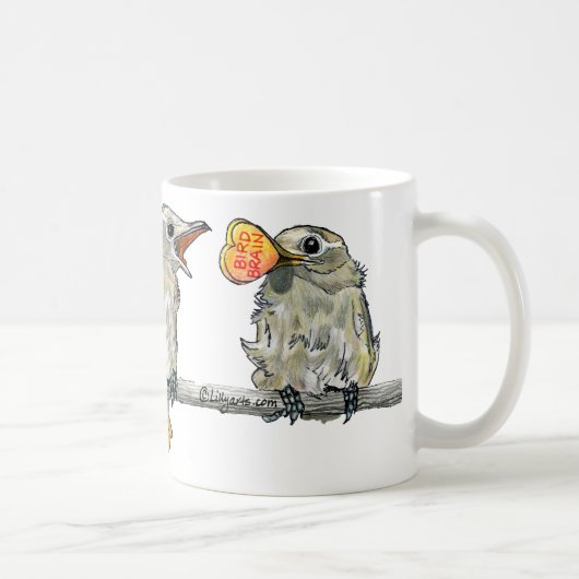 Joyeux Valentines Jour Oiseaux Mug (Droite)