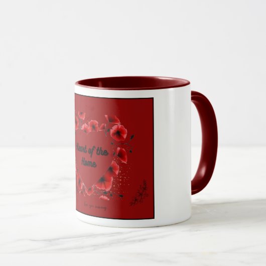 Joyeux Valentines maman Mug (Devant droit)