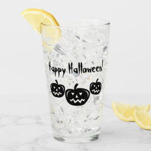 Joyeux verre de Jack-o'-lantern Halloween