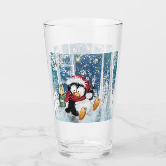 Joyeux verre de Noël de pingouin (Dos)