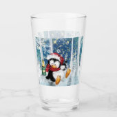 Joyeux verre de Noël de pingouin (Devant)