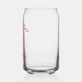 Joyeux verre de Noël | Vacances festives Verre (Verso)