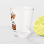 Joyeux verre de tir d'orignal de Noël (Droite)