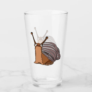 Joyeux verre d'escargot - Peinture