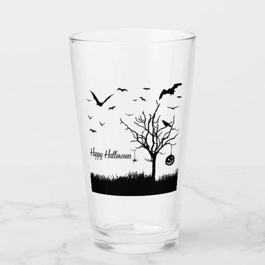 Joyeux verre d'Halloween (Devant)