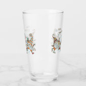 Joyeux verre Gnomes de Noël (Gauche)