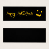 Joyeux visage Citrouille d'Halloween brillant (Devant & derrière)