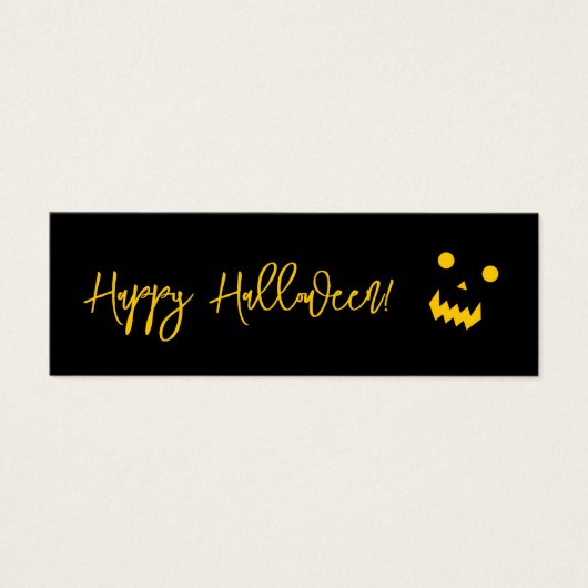 Joyeux visage Citrouille d'Halloween brillant (Devant)