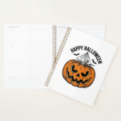 Joyeux visage de citrouille d'Halloween Création v (Devant avec enveloppe)