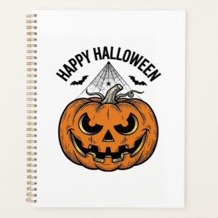 Joyeux visage de citrouille d'Halloween Création v